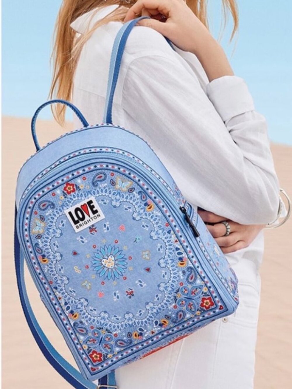 NEW Brighton Bandana Love Backpack - Lightweight for Spring - NWT